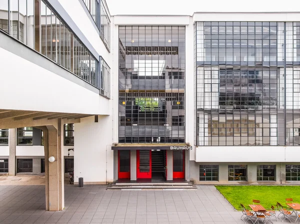 Bauhaus Dessau (hdr).) — Stockfoto