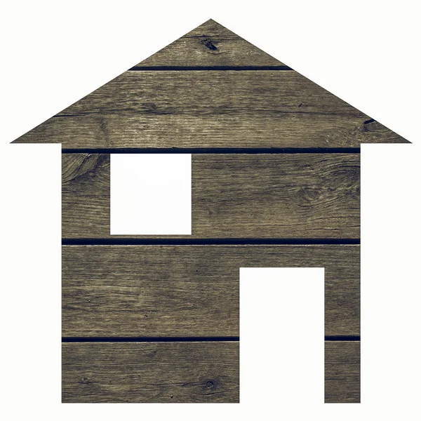 Vintage houten huis — Stockfoto
