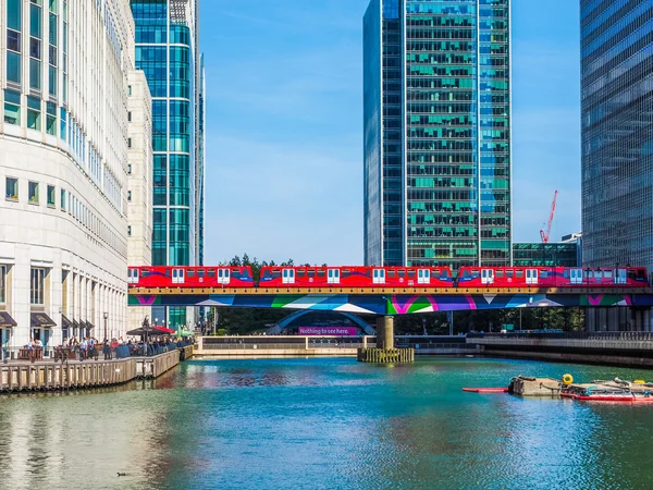 Canary Wharf in London (HDR) — Stock Photo, Image