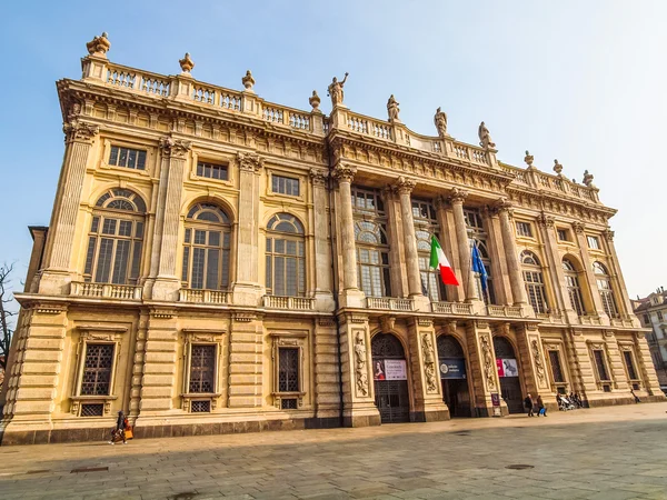 Palazzo Madama Turin (HDR) — Stock Photo, Image