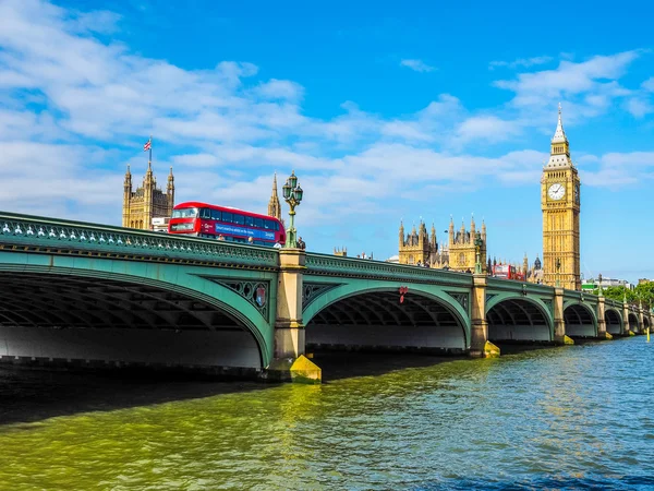 Здания парламента Лондона (HDR) ) — стоковое фото