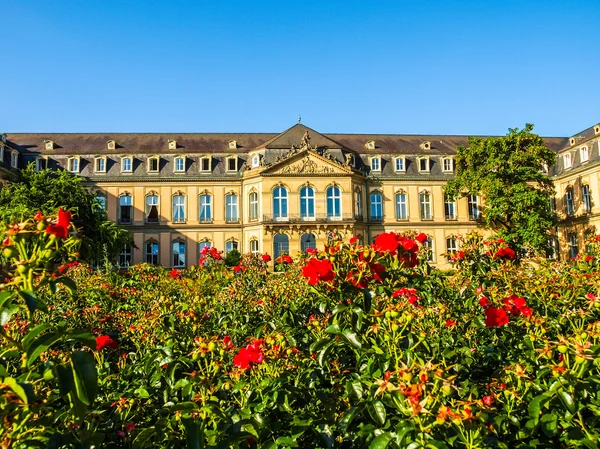 Neues Schloss (nowy zamek), Stuttgart Hdr — Zdjęcie stockowe