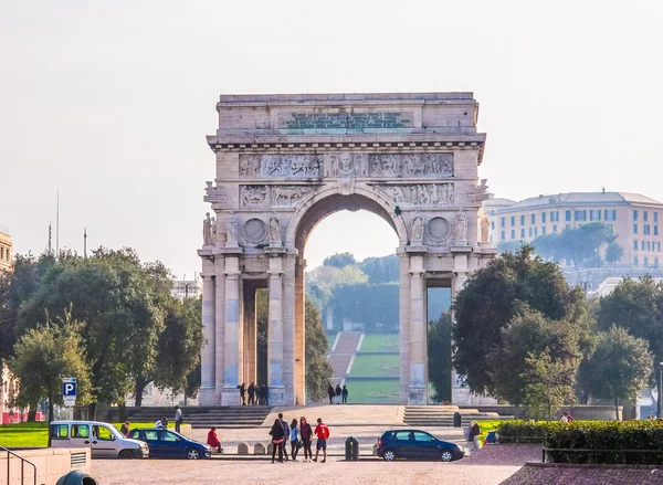 Arco della Vittoria Génova (Hdr) — Fotografia de Stock