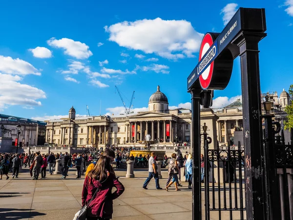 Trafalgar Square in Londen (Hdr) — Stockfoto