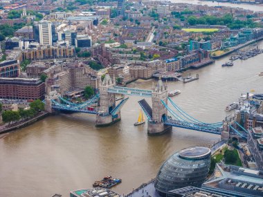 Londra HDR 'nin hava görüntüsü