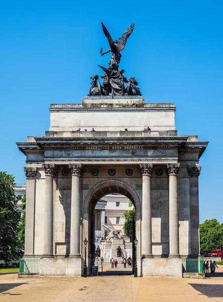 Wellington arch in London (HDR) — Stock Photo, Image