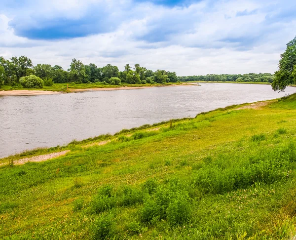 Floden Elbe Hdr — Stockfoto