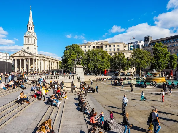 Trafalgar Square in London (hdr)) — Stockfoto