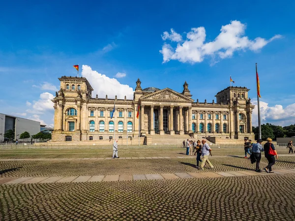 Reichstag parliament in Berlin (HDR) — Stock Photo, Image