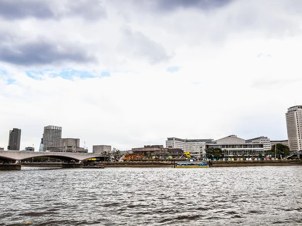 Floden Thames i London HDR — Stockfoto