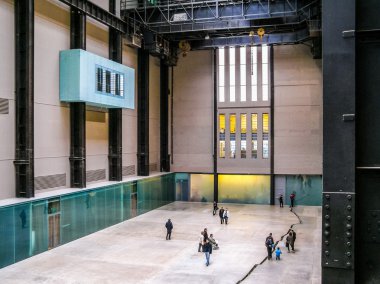 Tate Modern türbin Hall Londra (Hdr)
