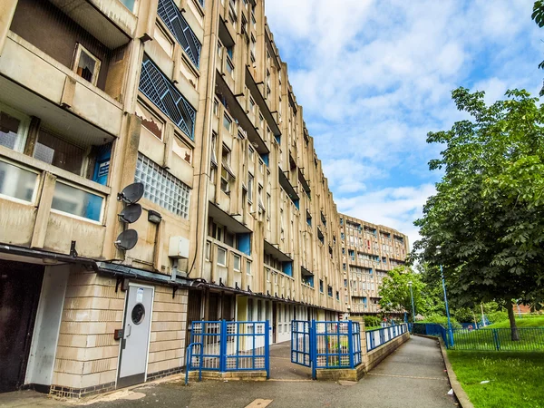 Robin Hood Gardens London (HDR) - Stock-foto