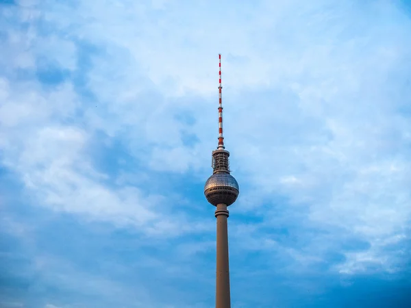 Fernsehturm (Tv torony), Berlinben (Hdr) — Stock Fotó