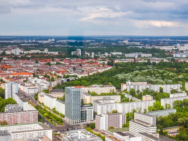 Letecký pohled na Berlín Hdr — Stock fotografie