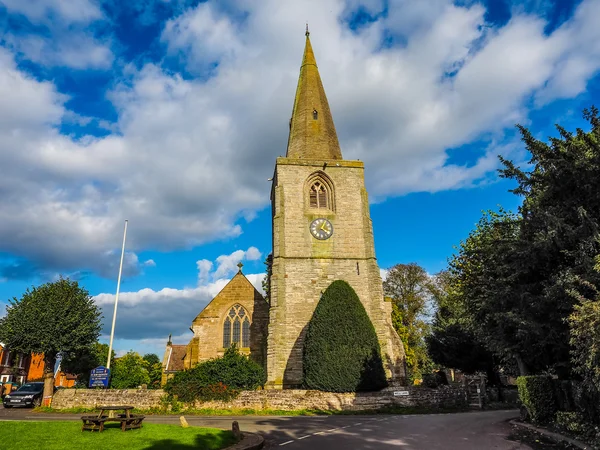 St maria magdalene kirche in tanworth in arden hdr — Stockfoto