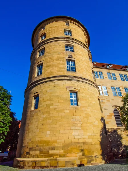 Altes Schloss (Castillo Viejo), Stuttgart HDR — Foto de Stock