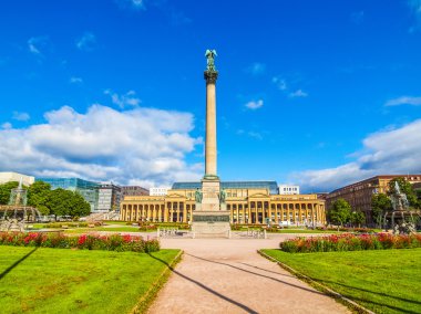 Schlossplatz (kale kare), Stuttgart Hdr