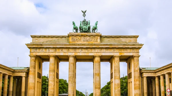 Brandenburger Tor in Berlin HDR — Stockfoto