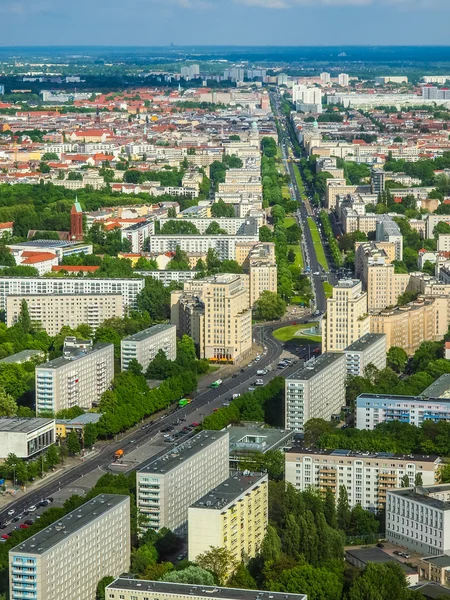 Letecký pohled na Berlín Hdr — Stock fotografie