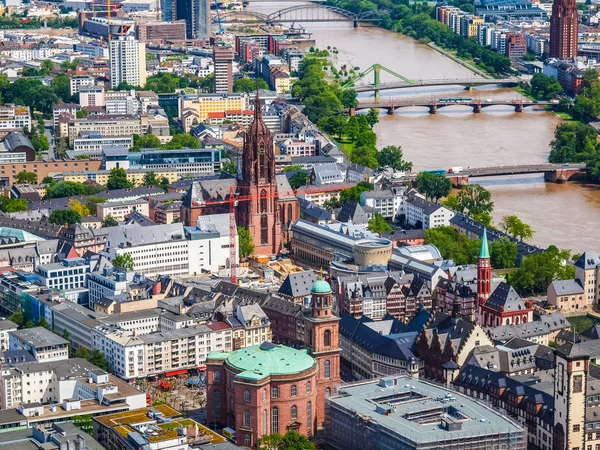 Frankfurt nad Menem HDR — Zdjęcie stockowe