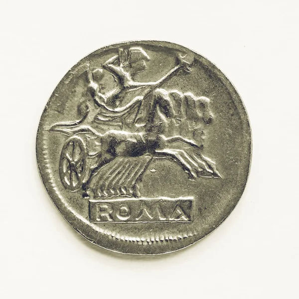Vintage Old Roman coin — Stock Photo, Image