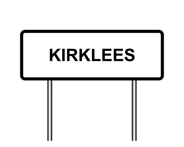 Britse stad teken illustratie, Kirklees — Stockfoto