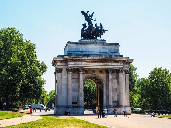 Wellington arch Londra (Hdr) — Stok fotoğraf