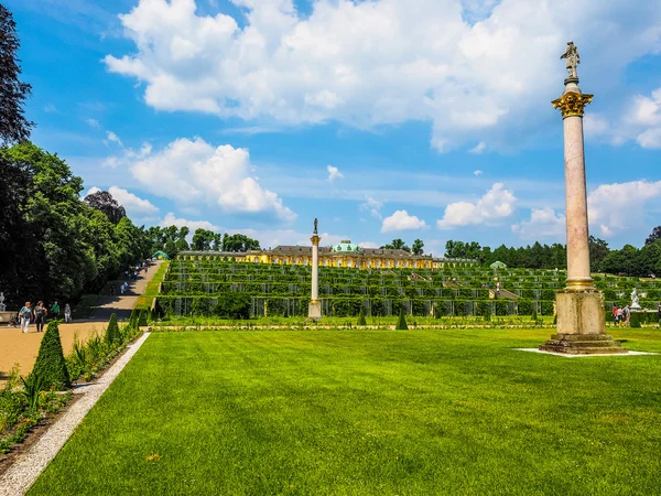 Schloss Sanssouci a Potsdam (HDR) ) — Foto Stock