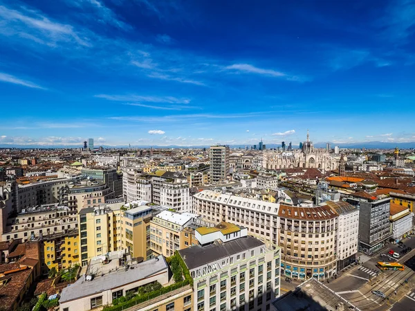 Luftaufnahme von Mailand, Italien (hdr) — Stockfoto