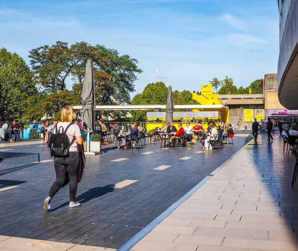 Zuidelijke oever van de Thames in Londen (Hdr) — Stockfoto