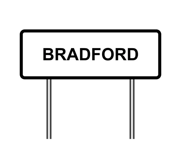 Britse stad teken illustratie, Bradford — Stockfoto