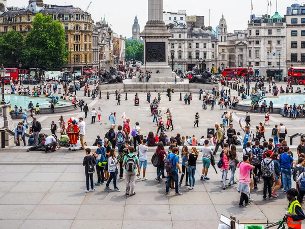 Trafalgar Square en Londres (HDR ) — Foto de Stock