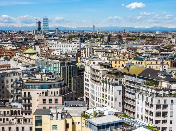 Luftaufnahme von Mailand, Italien (hdr) — Stockfoto