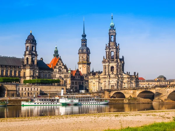 Dresden Hofkirche (HDR) — Stockfoto