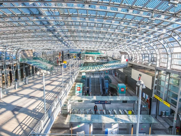 Estação de Torino Porta Susa (HDR ) — Fotografia de Stock