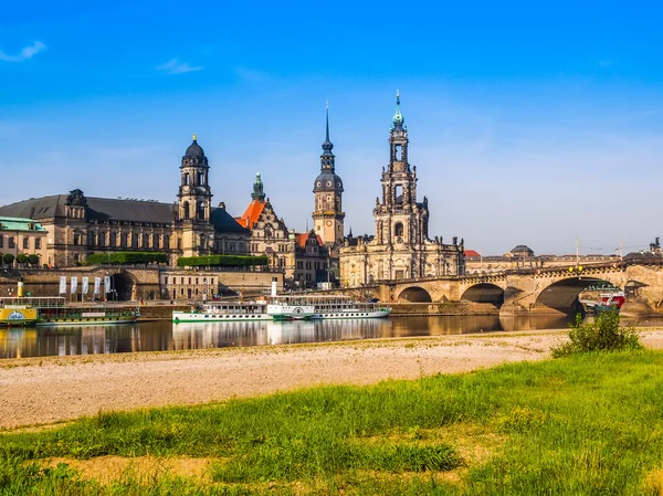 Dresden Hofkirche (HDR) — Stockfoto