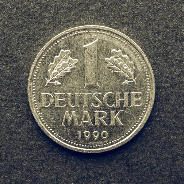 Monnaie Euro Vintage — Photo