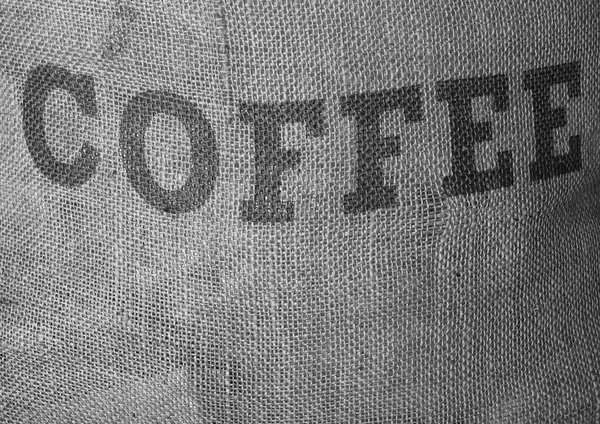 Gebrande koffie zak — Stockfoto
