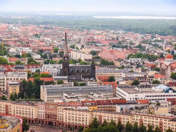 Leipzig vue aérienne (HDR ) — Photo