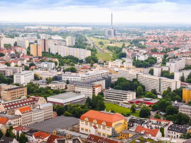 Leipzig havadan görünümü (Hdr)