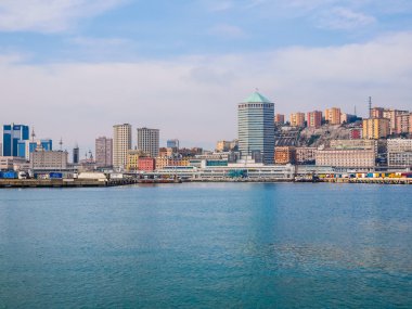 Porto Vecchio eski liman Cenova (Hdr)