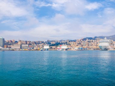 Porto Vecchio eski liman Cenova (Hdr)