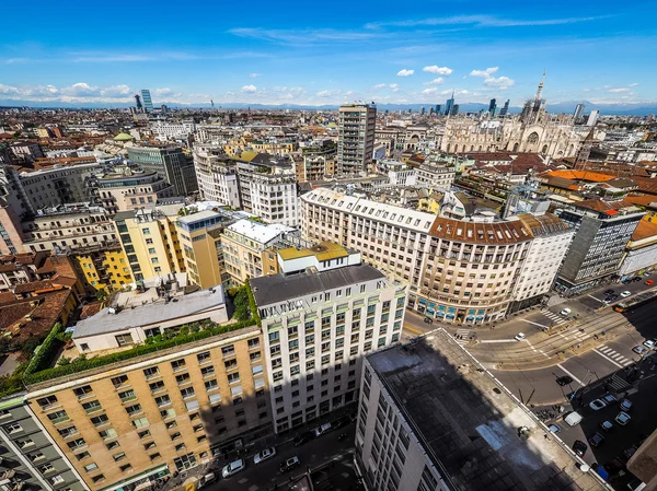 Luftaufnahme von Mailand, Italien (hdr) — Stockfoto