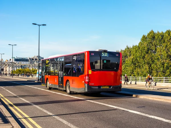 Bus rouge à Londres (HDR ) — Photo