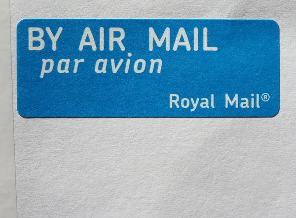 By air mail in London — Stock Photo, Image