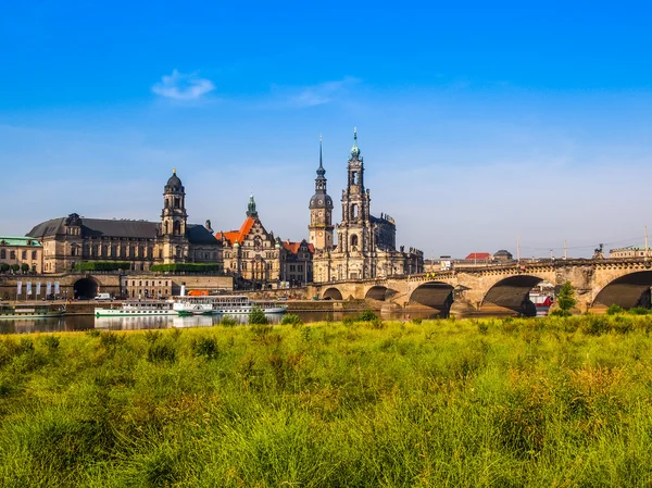 Дрезден Хофкирхе (HDR) ) — стоковое фото