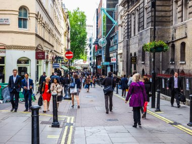 Londra insanlar (Hdr)