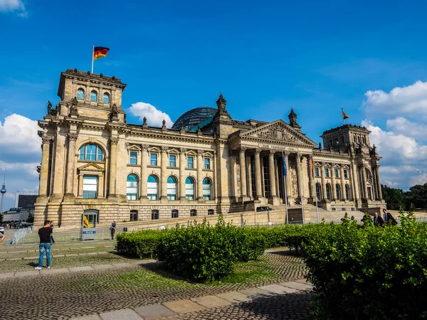 Reichstag parliament in Berlin (HDR) — Stock Photo, Image