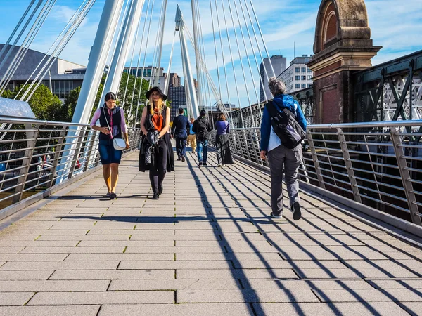 Puente Jubileo en Londres (HDR) ) — Foto de Stock