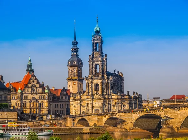 Hofkirche Dresden (Hdr) — Fotografia de Stock
